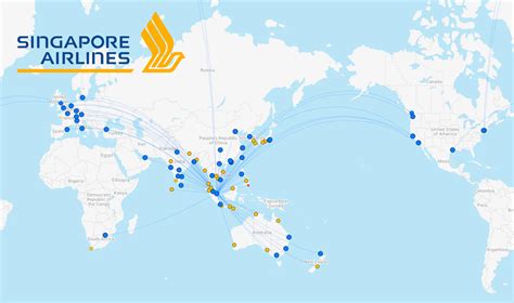 sia route map|List of Singapore Airlines destinations .